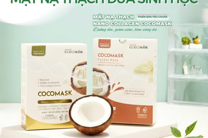 DA SÁNG MỊN ĐÓN TẾT – CÙNG BỘ ĐÔI MẶT NẠ THẠCH DỪA COCOMASK