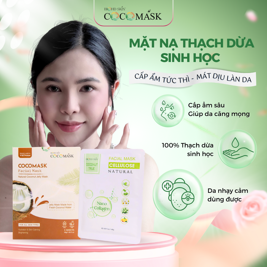 mặt nạ thạch dừa sinh học