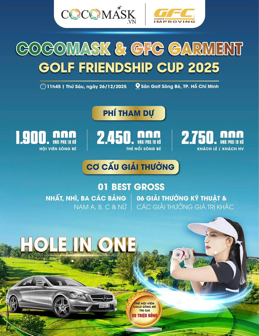 COCOMASK & GFC GARMENT CHÍNH THỨC KHỞI ĐỘNG GIẢI GOLF FRIENDSHIP CUP 2025