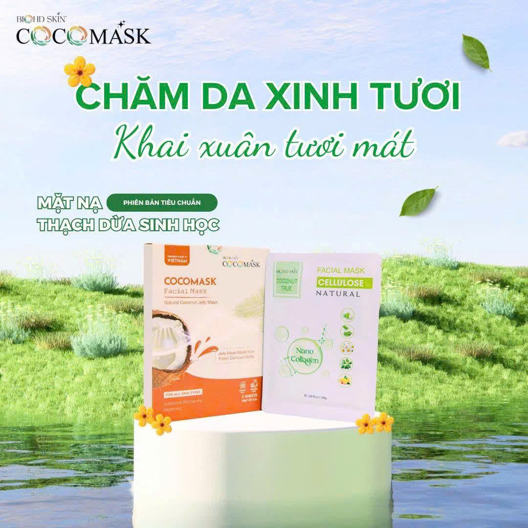 đắp mặt nạ đón Tết