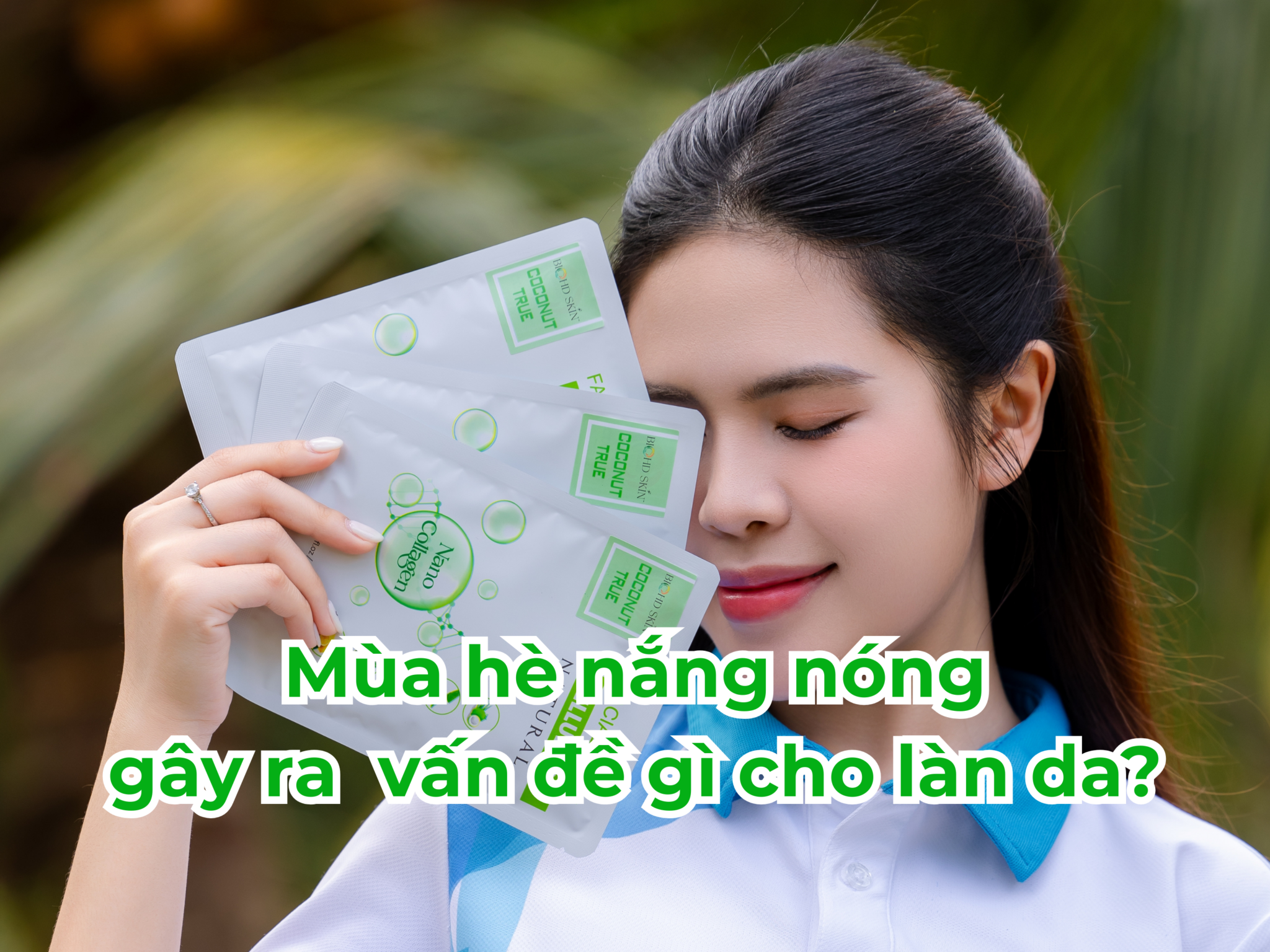 mặt nạ giúp da mịn màng trong mùa hè